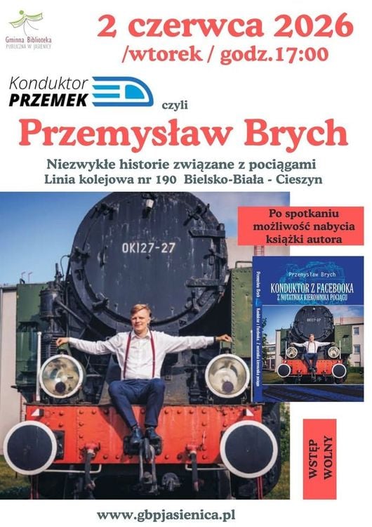 Spotkanie z Konduktorem Przemkiem – fascynacje pociągami w Jasienicy