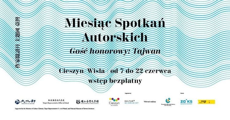 Miesiąc Spotkań Autorskich w Cieszynie z gościem z Tajwanu (7-22 czerwca 2026)