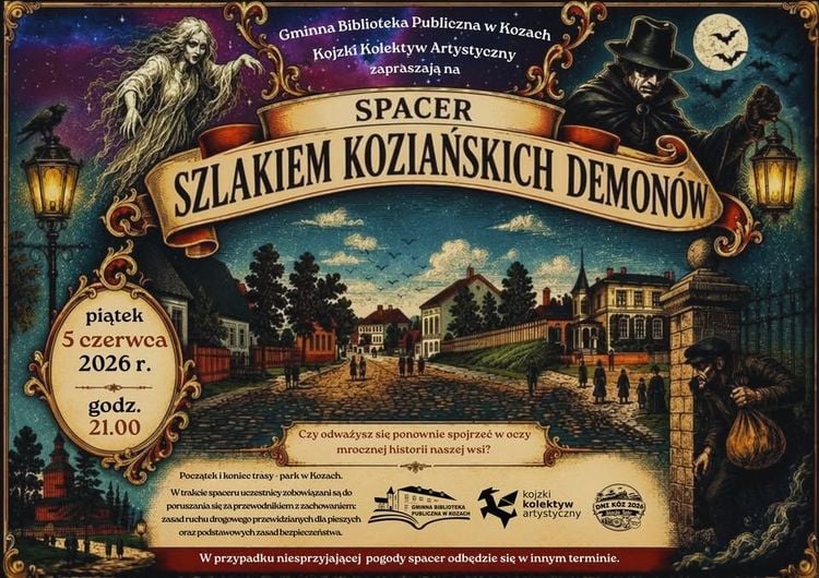 Nocny Spacer z Legendami Kozich Demonów w Kozach