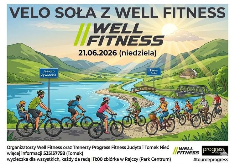 Rowerowa wyprawa VELO SOŁA z Well Fitness – Rajcza i okolice