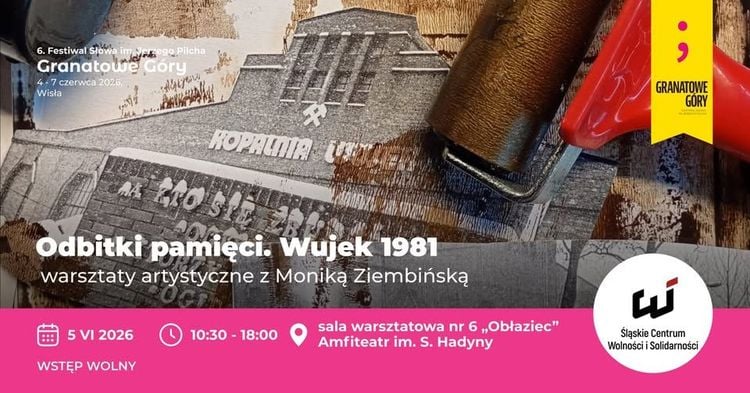 Artystyczne warsztaty 'Odbitki pamięci: Wujek 1981' w Wiśle