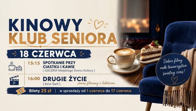 Kinowa Popołudniowa Integracja Seniorów w Czechowicach-Dziedzicach