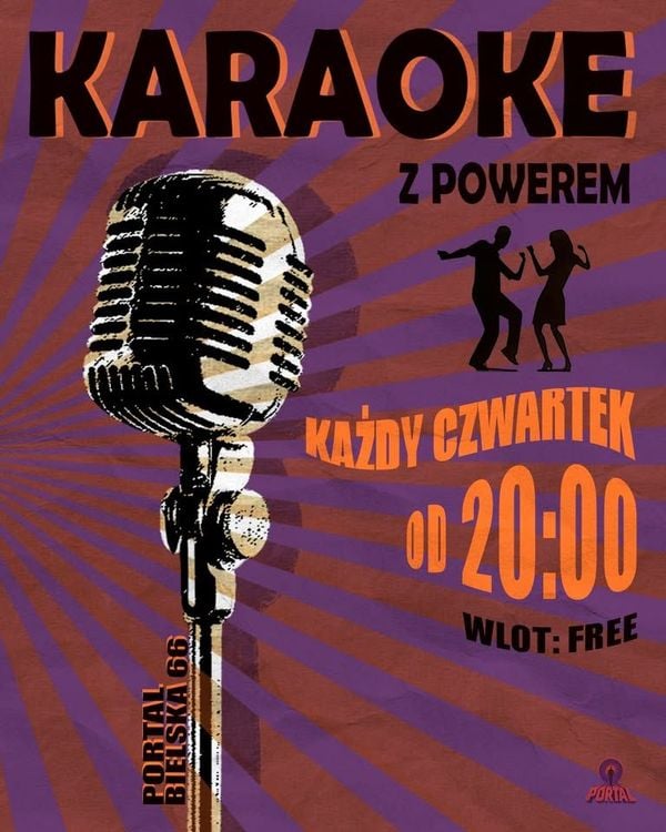 Karaoke z Normanem Powerem w Klubie Portal w Cieszynie