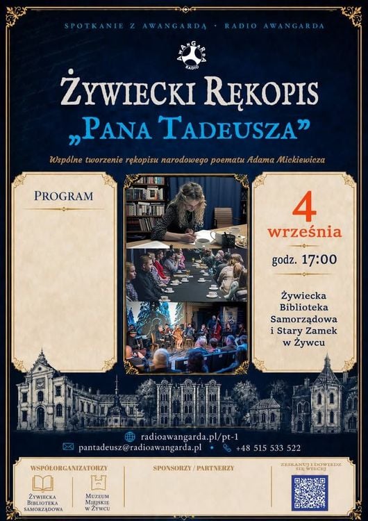 Żywieckie przepisywanie „Pana Tadeusza” z koncertem i prelekcjami