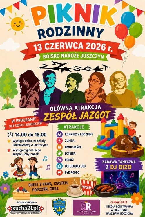 Rodzinny Piknik z Zespołem Jazgot w Juszczynie
