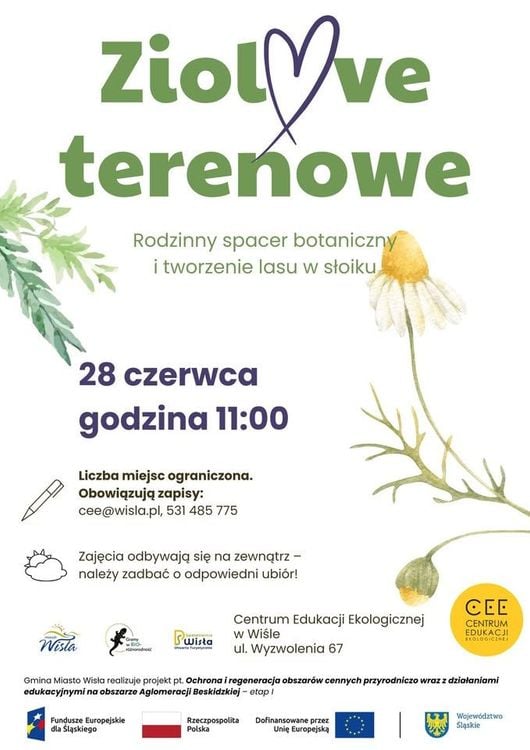 Rodzinny spacer botaniczny i warsztaty lasu w słoiku w Wiśle