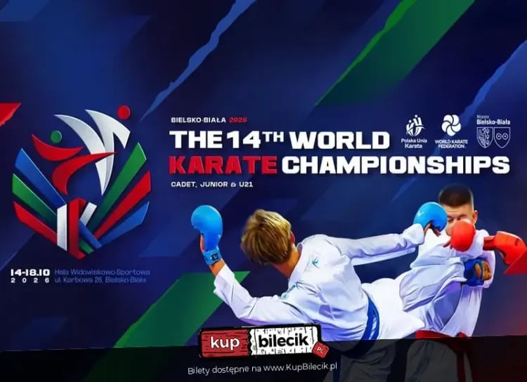 Finałowe rundy Mistrzostw Świata Karate 2026 w Bielsku-Białej