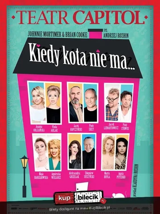 Komediowy hit Warszawskiego Teatru Capitol w Cieszynie – „Kiedy kota nie ma...”