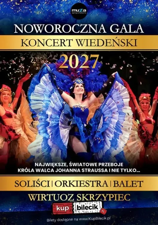 Noworoczna Gala w Cieszynie: Przeboje Johanna Straussa i musicalowe hity