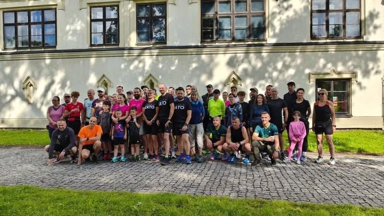 4. edycja parkrun w Parku Zamkowym w Żywcu