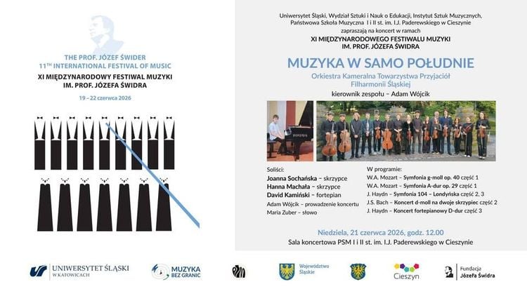 Koncert Orkiestry Kameralnej w Cieszynie - Muzyka w Samo Południe