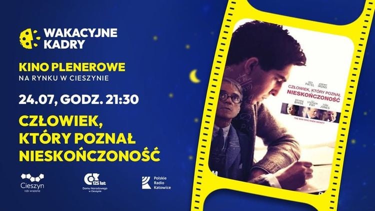 Plenerowy seans „Człowiek, który poznał nieskończoność” na cieszyńskim rynku