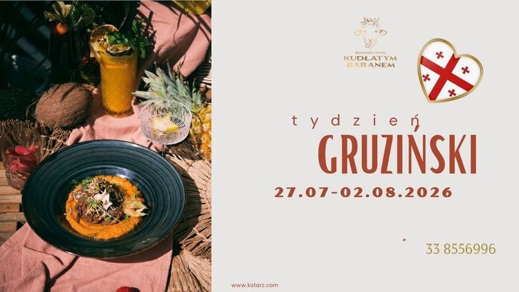 Tydzień smaków Gruzji w Restauracji Pod Kudłatym Baranem w Brennej