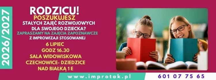 Bezpłatne zajęcia wprowadzające do improwizacji w Czechowicach-Dziedzicach