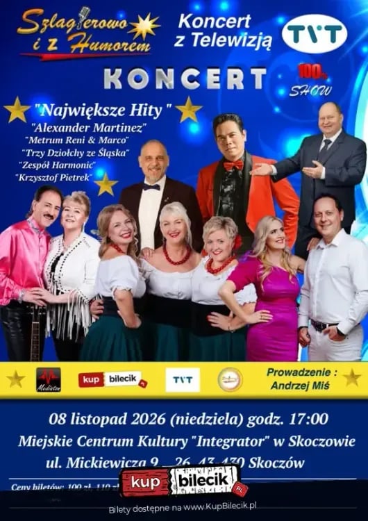 Koncert Śląskich Szlagierów z Humorem w Skoczowie