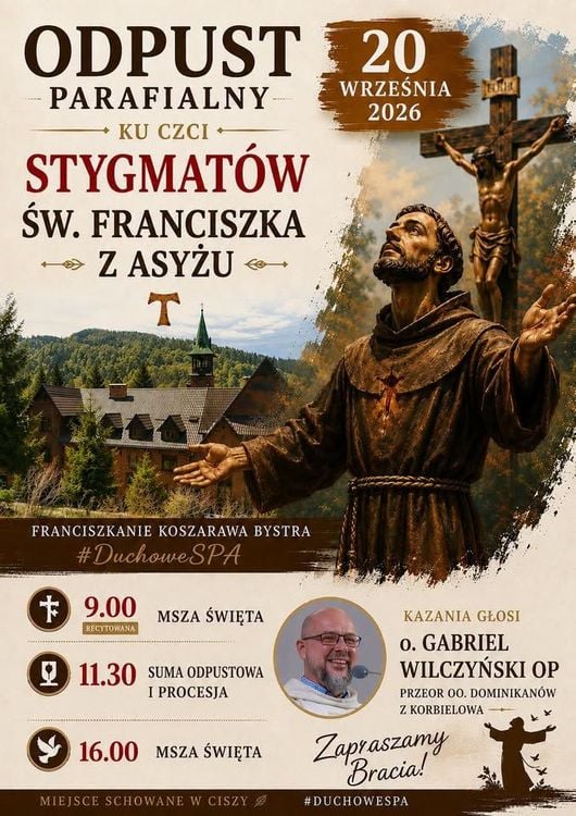Parafialny Odpust ku czci Stygmatów św. Franciszka w Koszarawie