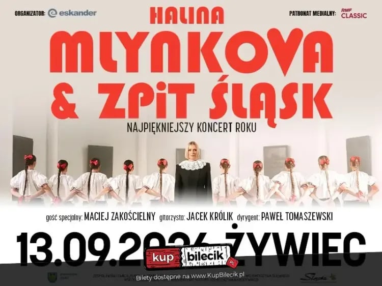 Wyjątkowy koncert Haliny Mlynkowej z ZPiT "Śląsk" w Żywcu