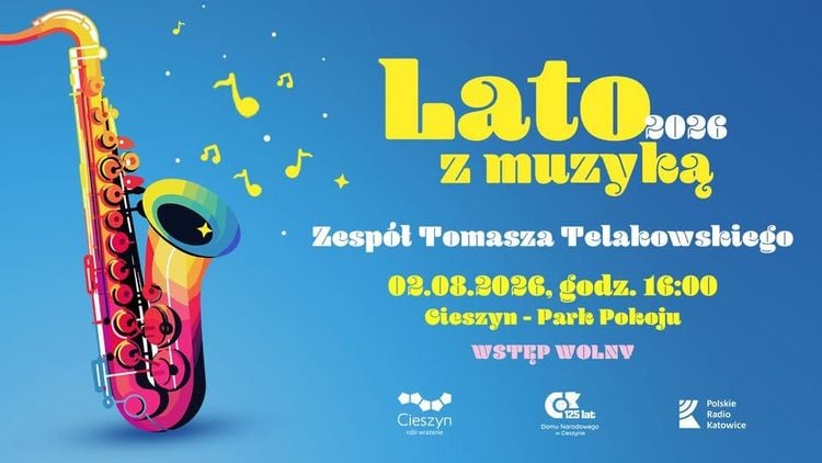 Koncert Zespołu Tomasza Telakowskiego w Parku Pokoju w Cieszynie