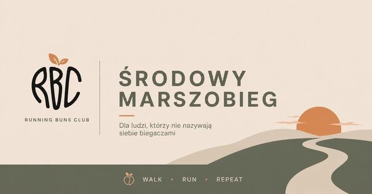 Środowy marszobieg dla początkujących w Chybiu z Running Buns Club