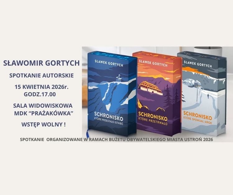 Spotkanie autorskie ze Sławomirem Gortychem