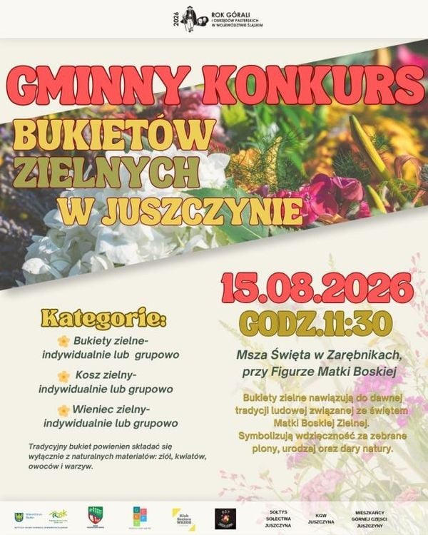 Gminny Konkurs Bukietów Zielnych w Juszczynie