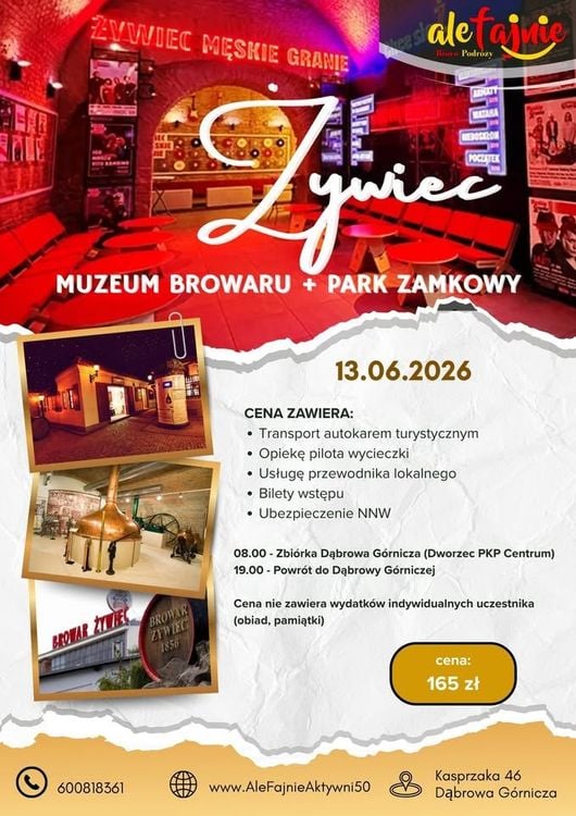 Wycieczka do Muzeum Browaru i Parku Zamkowego w Żywcu