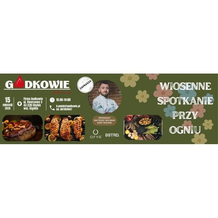 Live Cooking i Grillowe Inspiracje w Chybiu – Spotkanie przy Ogniu, 15 kwietnia 2026