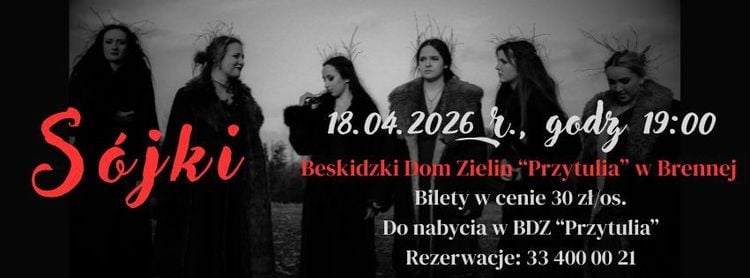 Koncert zespołu Sójki w Beskidzkim Domu Zielin „Przytulia” w Siostrzicach