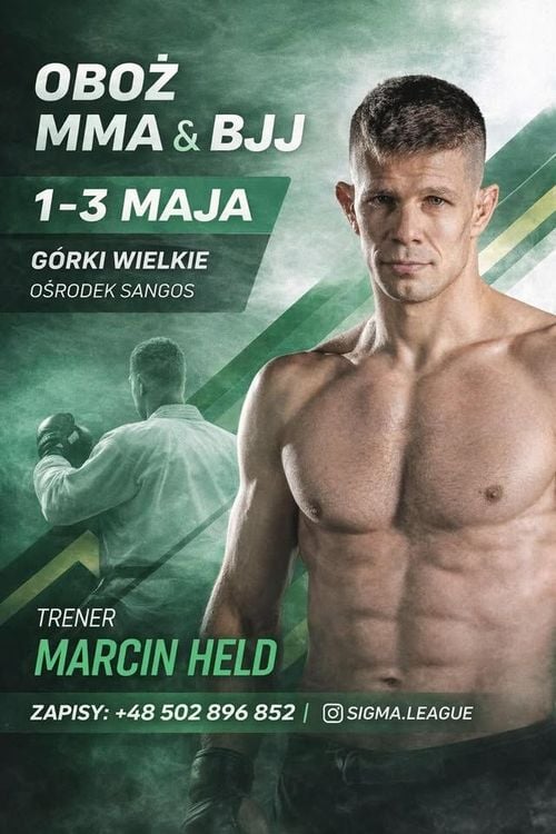 Majowy obóz MMA i BJJ z Marcinem Heldem w Górkach Wielkich