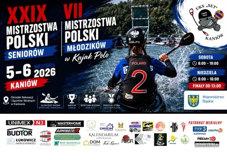 Mistrzostwa Polski Seniorów i Młodzików w Kajak Polo w Bielsku-Białej
