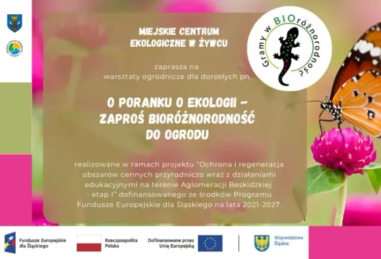 Warsztaty o bioróżnorodności w Miejskim Centrum Ekologicznym w Żywcu