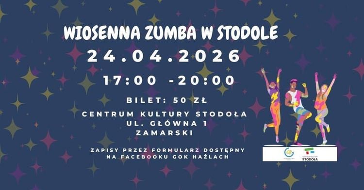 Wiosenna Zumba z Bartłomiejem Kuchejdą w Stodole Zamarski