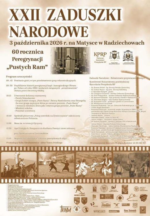 Zaduszki Narodowe na Matysce w Radziechowach pod hasłem Bohaterowie przywracani pamięci
