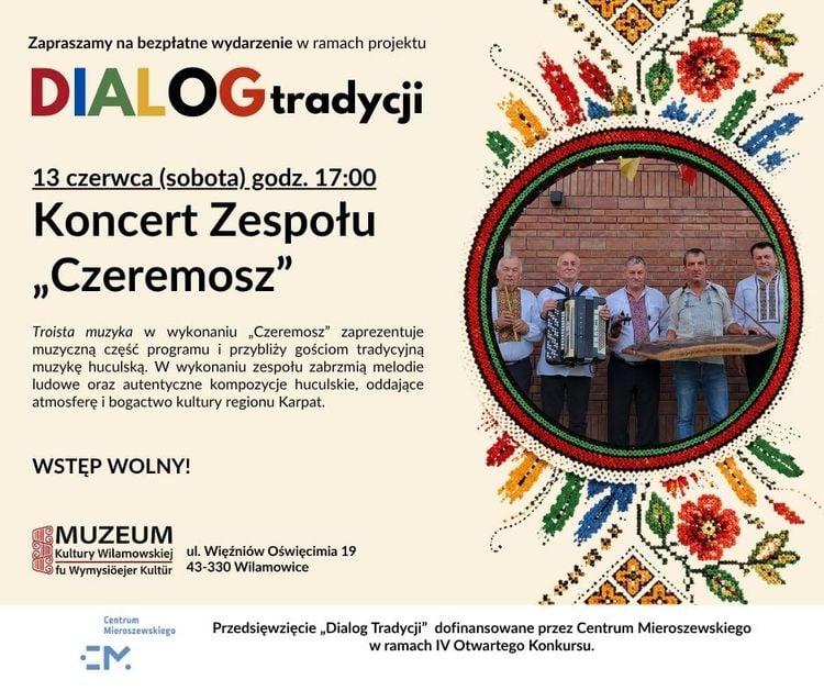 🎶 Koncert zespołu „Czeremosz" - muzyka huculska na żywo!