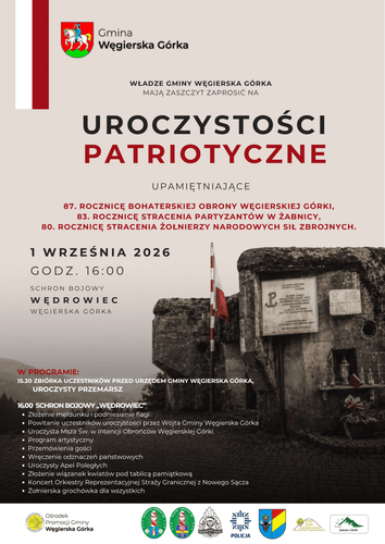 Uroczystości patriotyczne upamiętniające rocznice historyczne