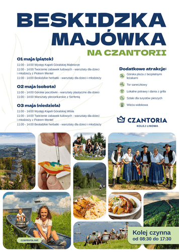 🌄 Beskidzka Majówka pełna muzyki, warsztatów i atrakcji dla dzieci