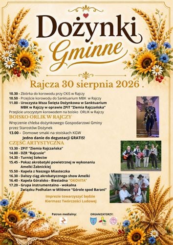 🌻 Dożynki Gminne - świętujmy wspólnie plony i kulturę!