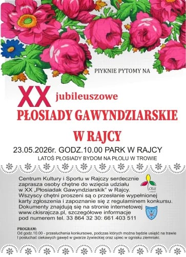 XX jubileuszowe Płosiady Gawyndziarskie w Rajcy