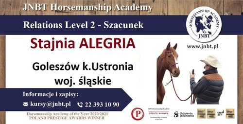 Kurs JNBT Level 2 Szacunek w Stajni Alegria – 12 czerwca 2026