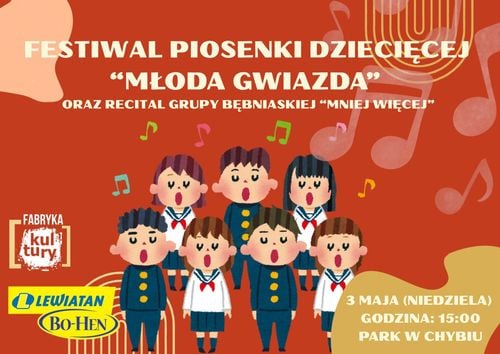Finał Festiwalu Piosenki Dziecięcej Młoda Gwiazda 2026 w Chybiu