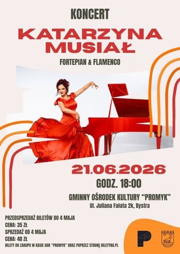 Katarzyna Musiał: Fortepian i Flamenco na żywo w Bystrze