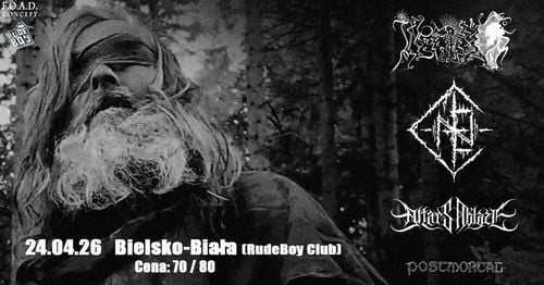 Koncert Cień, Inferno, Altars Ablaze i Postmortal w RudeBoy Club Bielsko-Biała