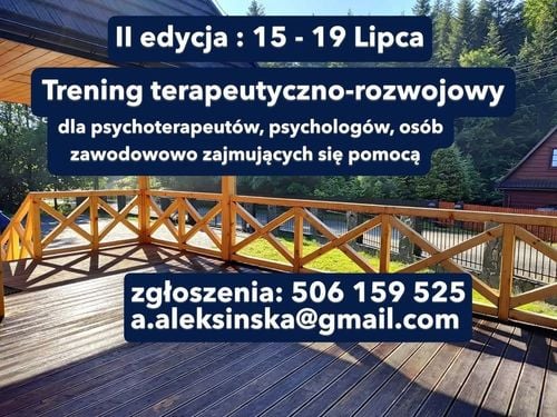 Trening rozwojowy dla specjalistów pomocy w Zawoi