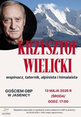 Spotkanie z Krzysztofem Wielickim w Bibliotece Jasienica