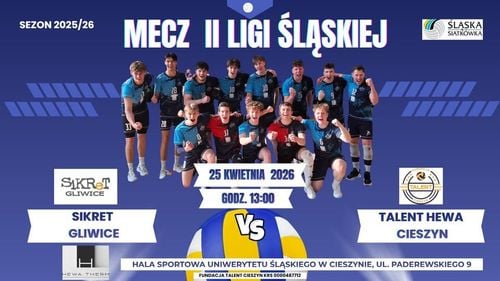 Decydujący mecz: Talent Hewa Cieszyn kontra SiKret Gliwice w Cieszynie