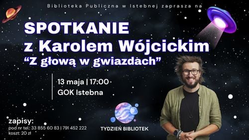 Spotkanie z Karolem Wójcickim o zaćmieniu Słońca w Istebnej