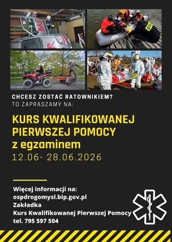 Kwalifikowany Kurs Pierwszej Pomocy w Drogomyślu – czerwiec 2026