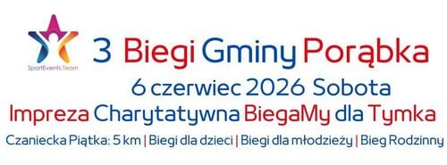Charytatywne 3 Biegi w Czańcu – Gmina Porąbka, 6 czerwca 2026