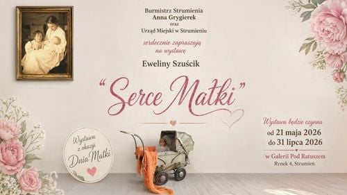 Wernisaż wystawy "Serce Matki" Eweliny Szuścik w Strumieniu