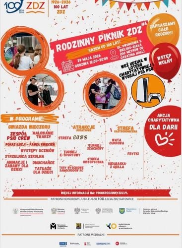 Czwarty Rodzinny Piknik ZDZ w Bielsku-Białej z okazji 100-lecia